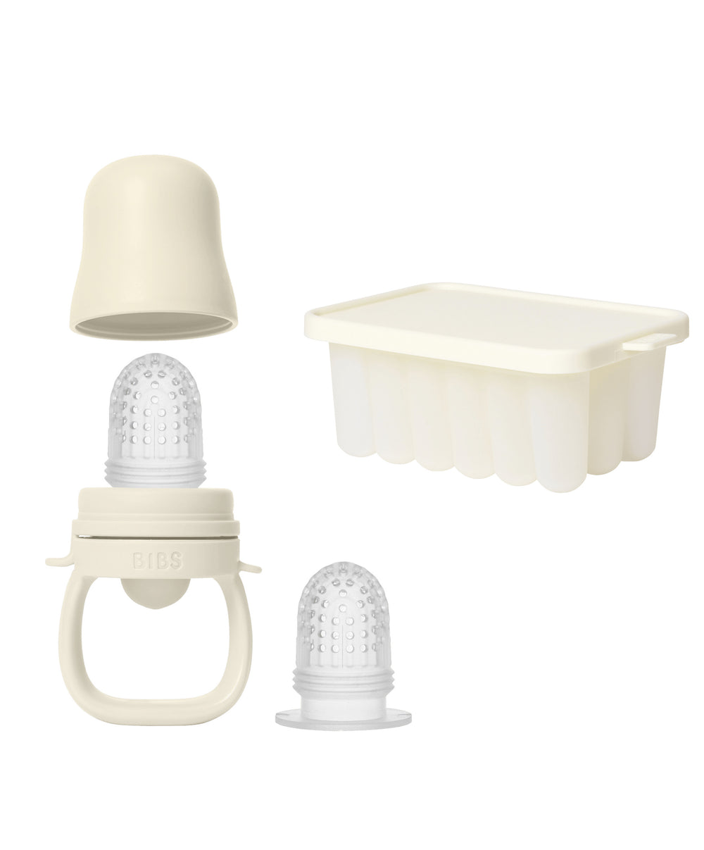 BIBS Baby Feeder &amp; Tray Bundle - Ivory