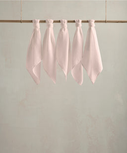 Muslin Squares (Pack of 5) - Pink