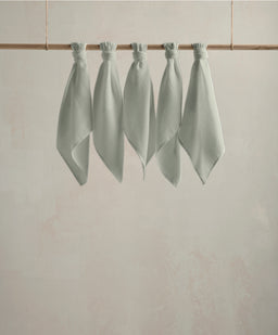 Muslin Squares (Pack of 5) - Sage Green
