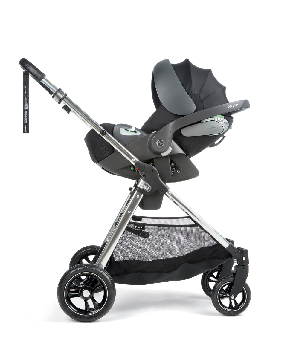 Flip XT³ Pushchair Bundle with Cybex Cloud T i-Size Baby Car Seat &amp; Base (8 Pieces) - Stone