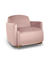 Royton Nursing Chair - Blush Velvet
