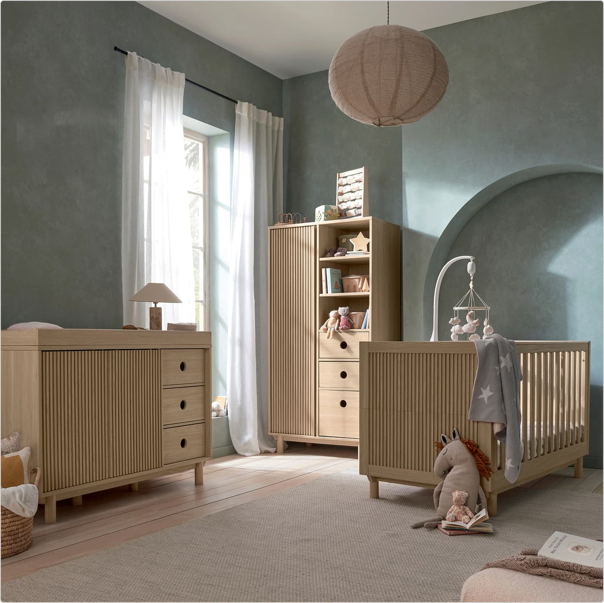 Oska 3 Piece - Oak