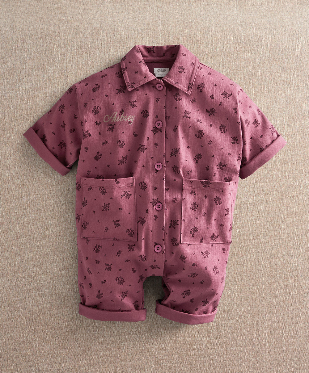 Floral Boiler Suit Romper