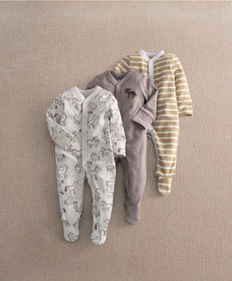 Hobby Horse Sleepsuits (Pack of 3)