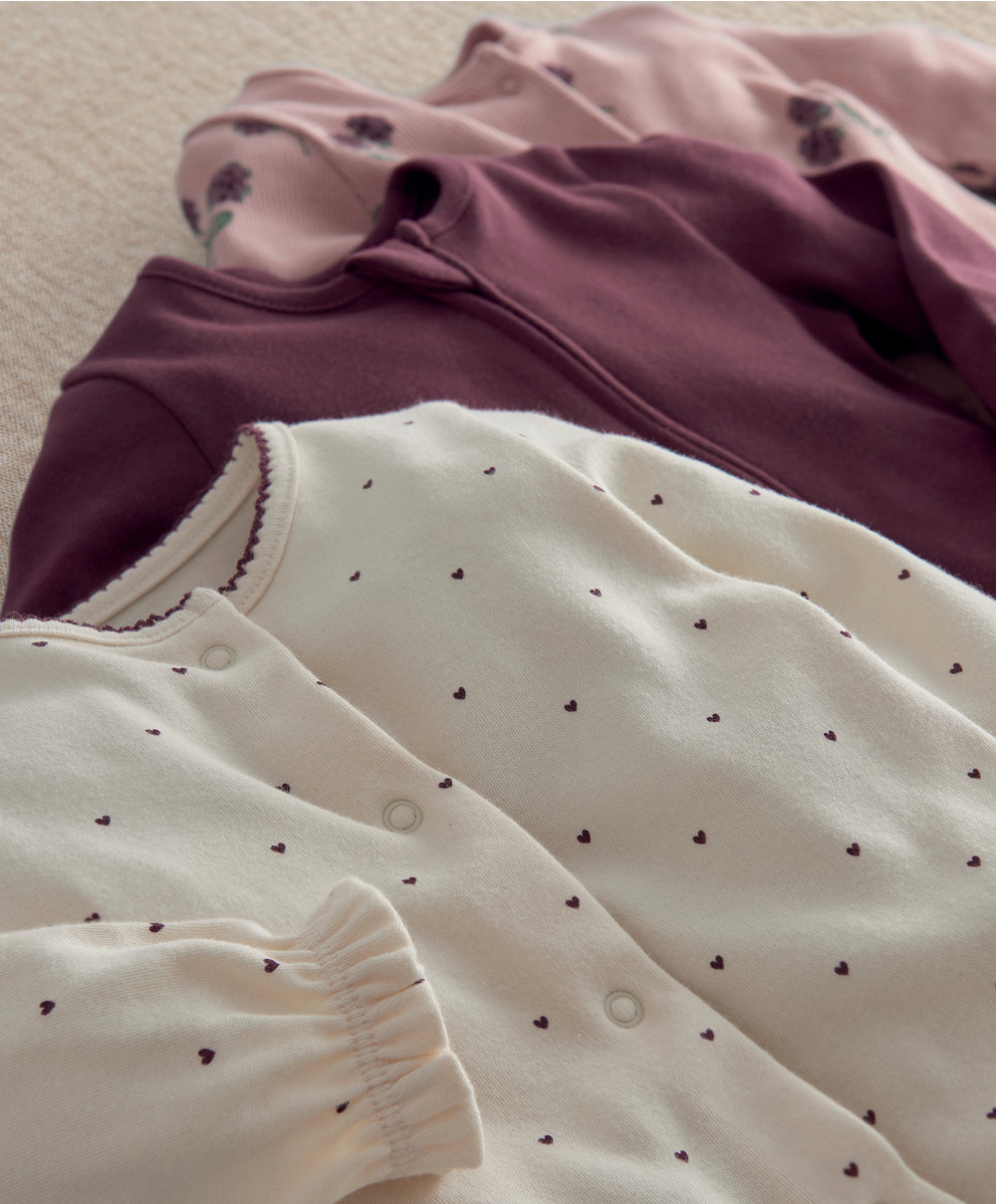 Bramble Sleepsuits (Pack of 3)