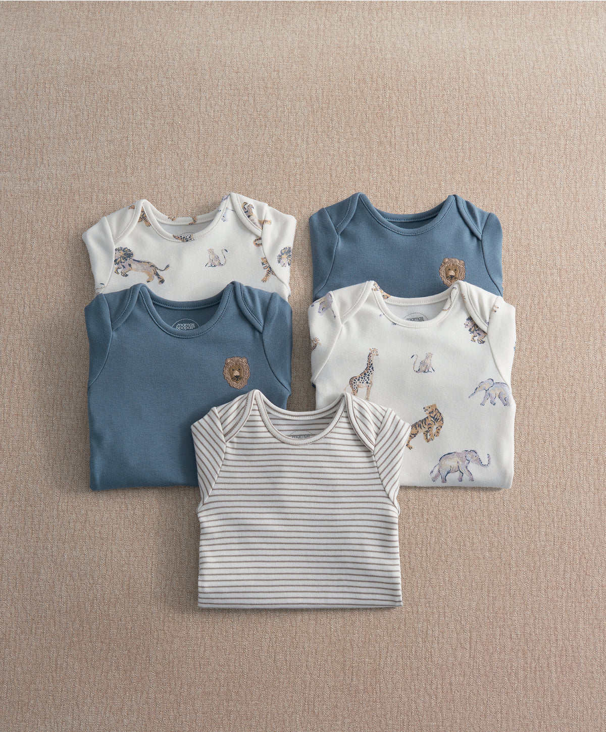 Safari Adventures Bodysuits (Pack of 5)