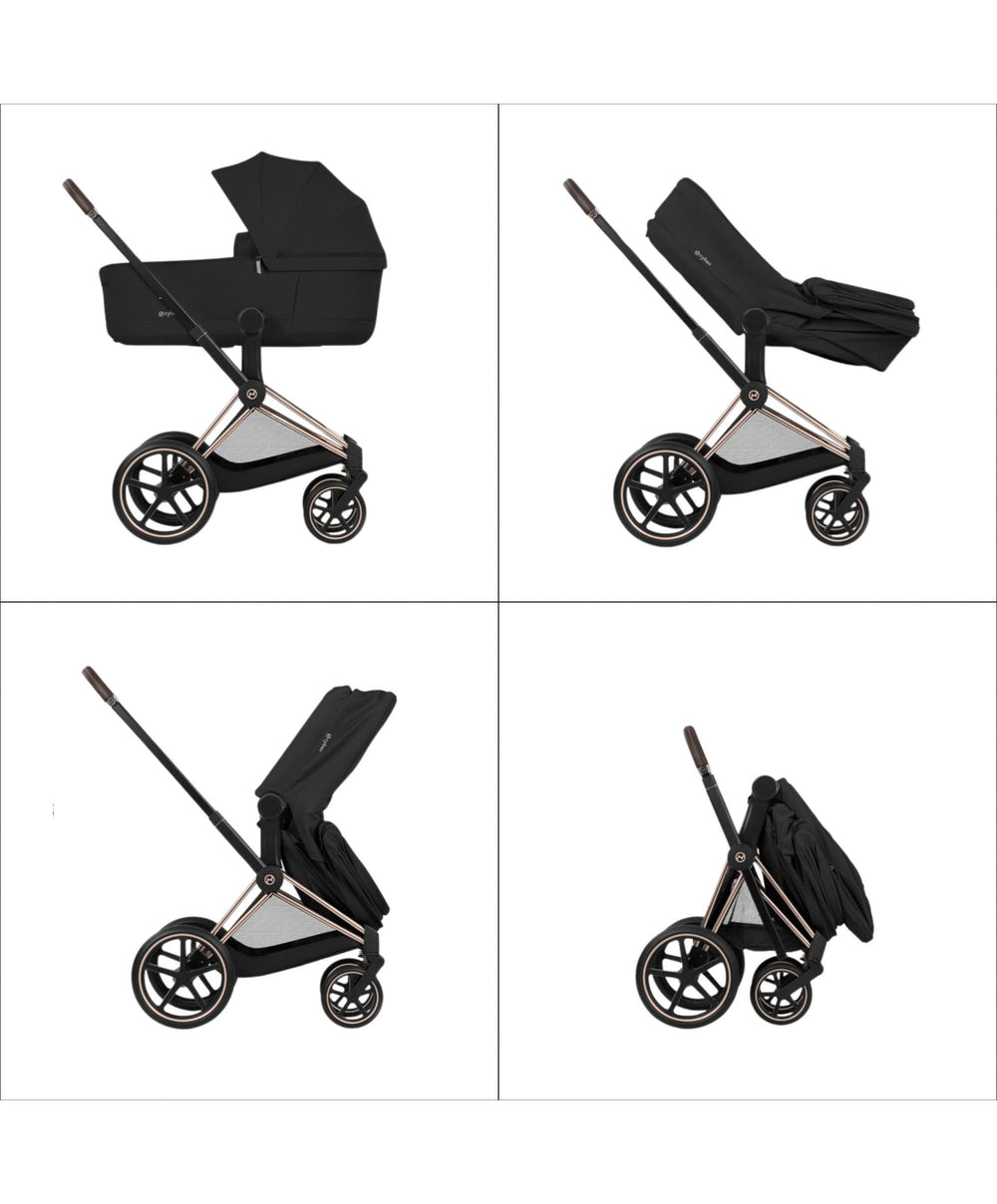 Cybex Priam Pushchair &amp; Carrycot - Sepia Black