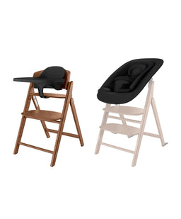 Cybex Click & Fold 4in1 Highchair Set – Dark Natural
