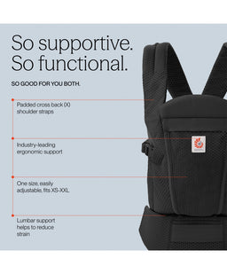 Ergobaby Omni Lite Mesh Baby Carrier - Black