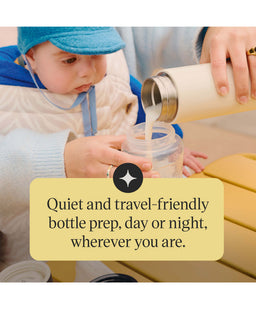 Tommee Tippee PrepGo Portable Formula Feed Maker & Newborn Bottles - White