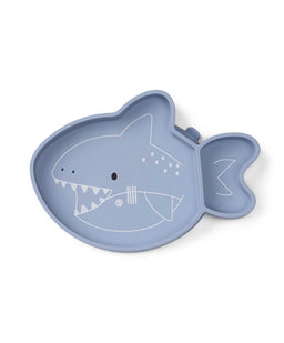 Loulou Lollipop Snack Plate - Sarah Shark