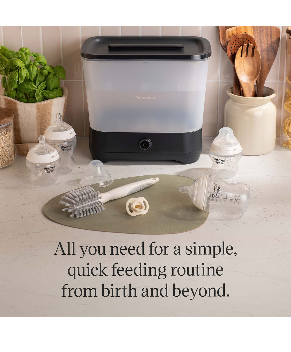 Tommee Tippee Bottle and Steriliser Set - Black