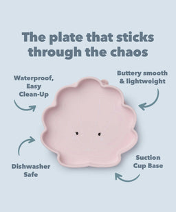 Loulou Lollipop Snack Plate - Skylar Shell