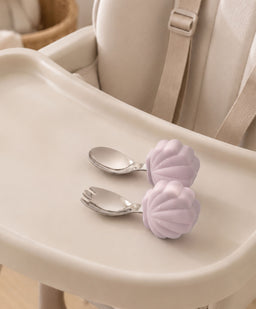 Loulou Lollipop Learning Utensils - Skylar Shell