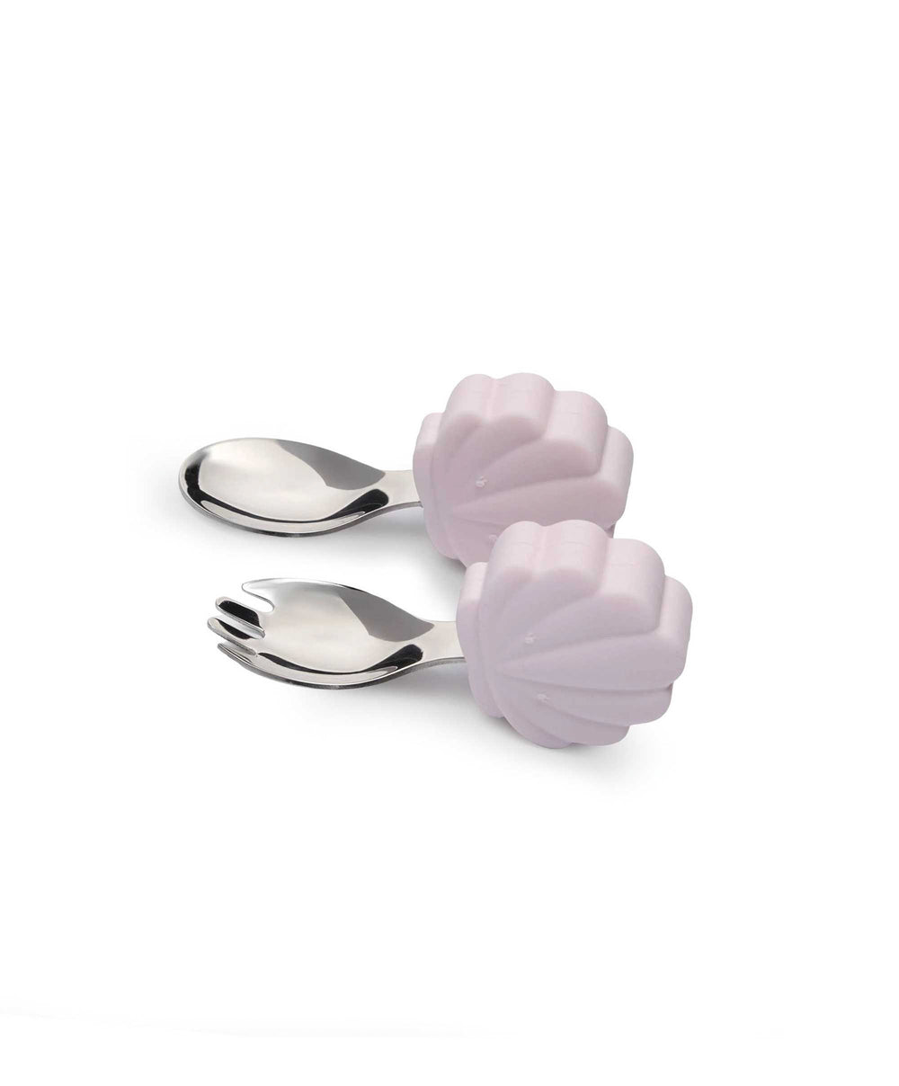 Loulou Lollipop Learning Utensils - Skylar Shell