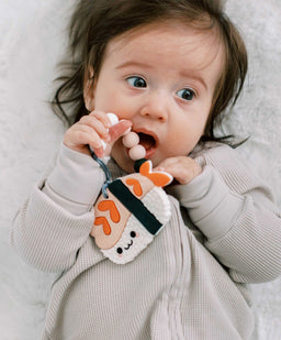 Loulou Lollipop Pacifier Clip Teething Set - Ebi Sushi
