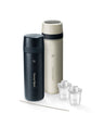Tommee Tippee PrepGo Portable Formula Feed Maker Set with Built-in UV Steriliser - Black and White