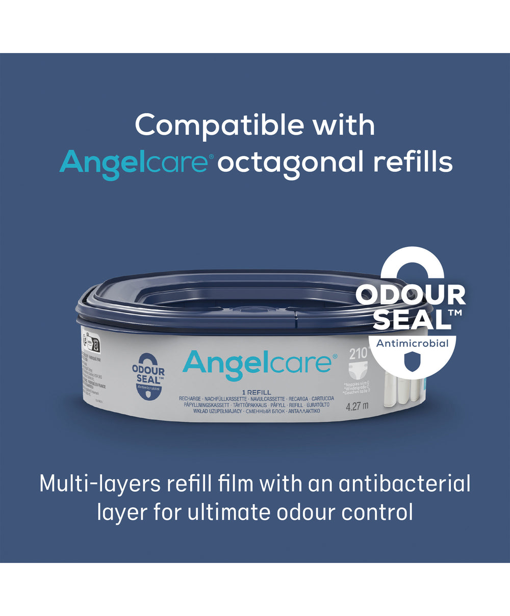 Angelcare Classic XL Nappy Bin - White