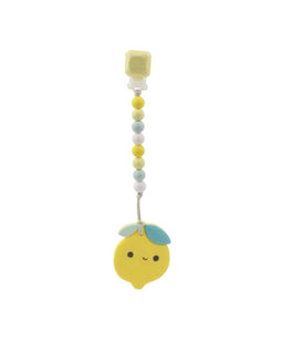 Loulou Lollipop Pacifier Clip Teething Set - Lemon