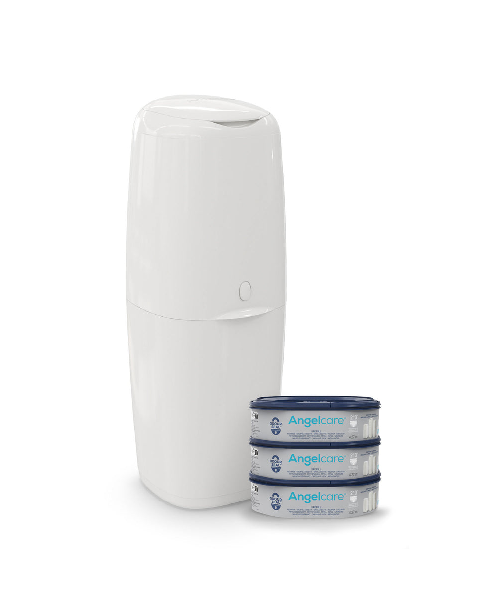 Angelcare Classic XL Nappy Bin - White