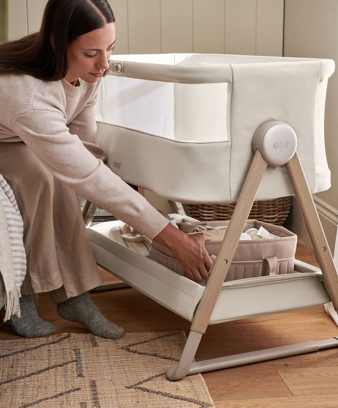 Built-In Storage Basket