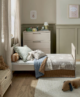 Walton Cotbed with Premium Pocket Spring Mattress - Cashmere