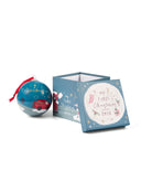Glass Bauble 2026 - Blue