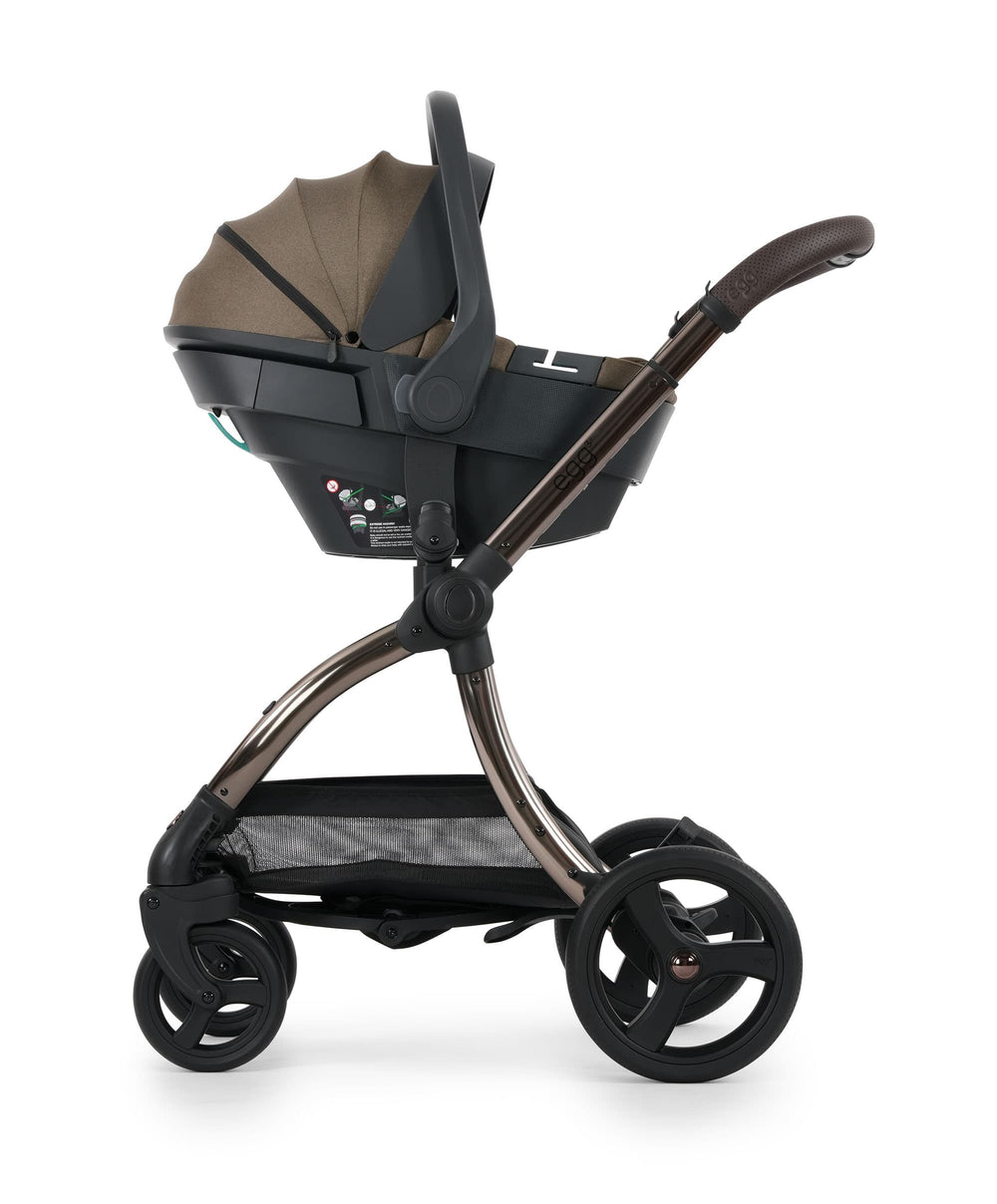 Egg3 Complete Pushchair Bundle with Shell 360 Car Seat - Mink