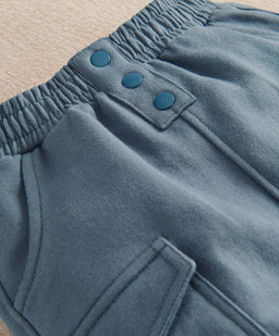 Blue Cargo Joggers