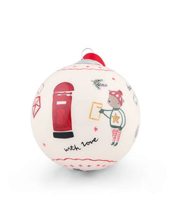 Glass Bauble 2026 - Neutral