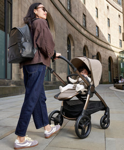 Ocarro 2 Complete Pushchair Bundle with Cybex Cloud T i-Size Rotating Baby Car Seat & Base (8 Pieces) - Oatmeal