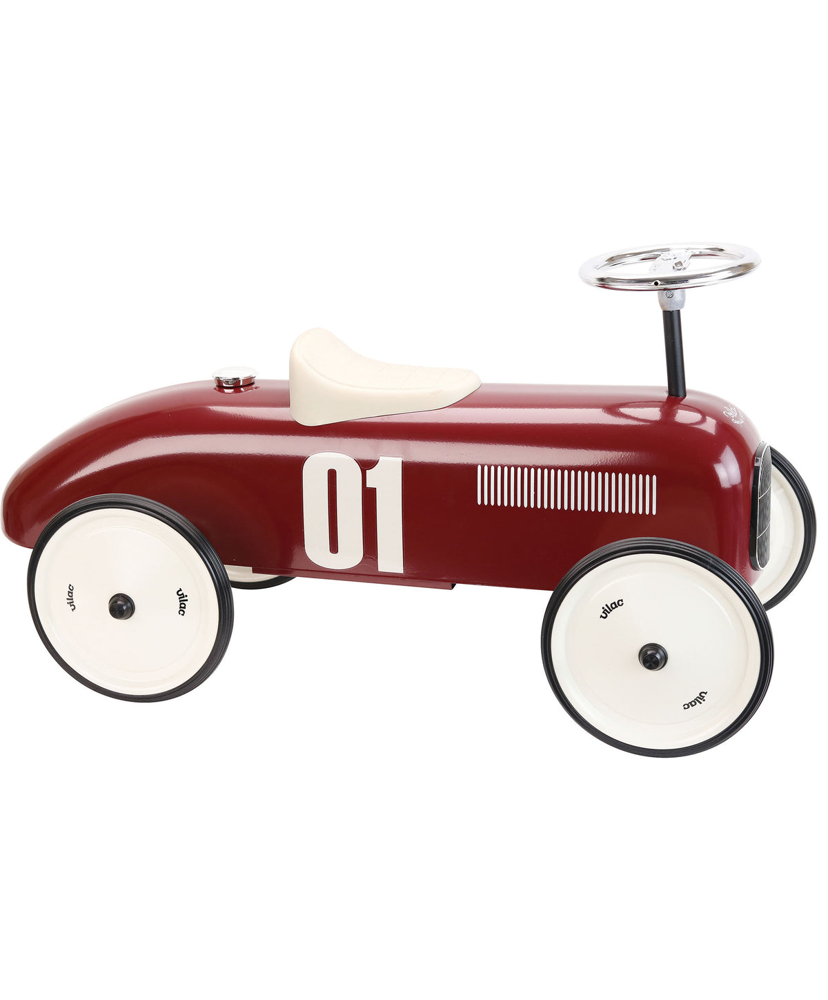 Vilac Metal Car – Burgundy