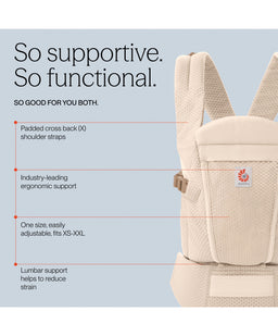 Ergobaby Omni Lite Mesh Baby Carrier - Natural Beige