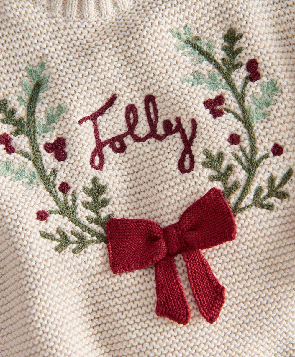 Christmas Wreath Top &amp; Leggings Set