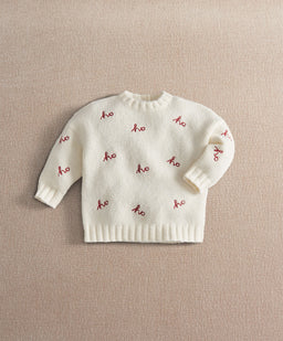 Ho Ho Ho Detail Knit Jumper