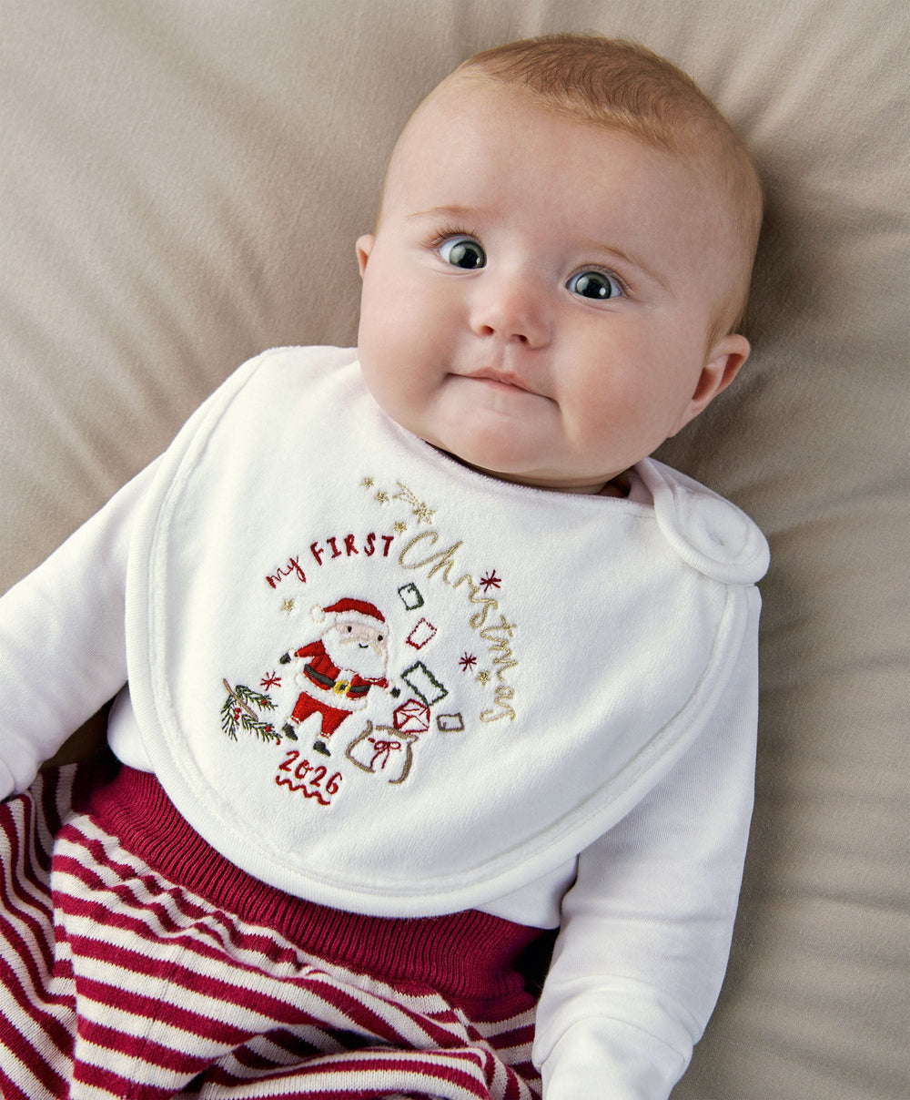 My First Christmas Bibs