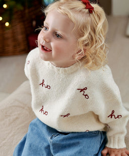 Ho Ho Ho Detail Knit Jumper