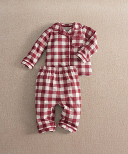 Large Gingham Check Pyjama Sets