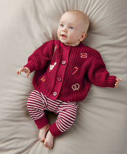 Red Christmas Top & Leggings Set