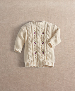 Floral Embroidery Jumper Dress