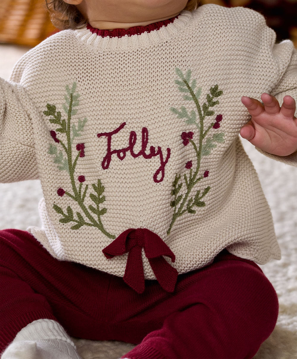 Christmas Wreath Top &amp; Leggings Set