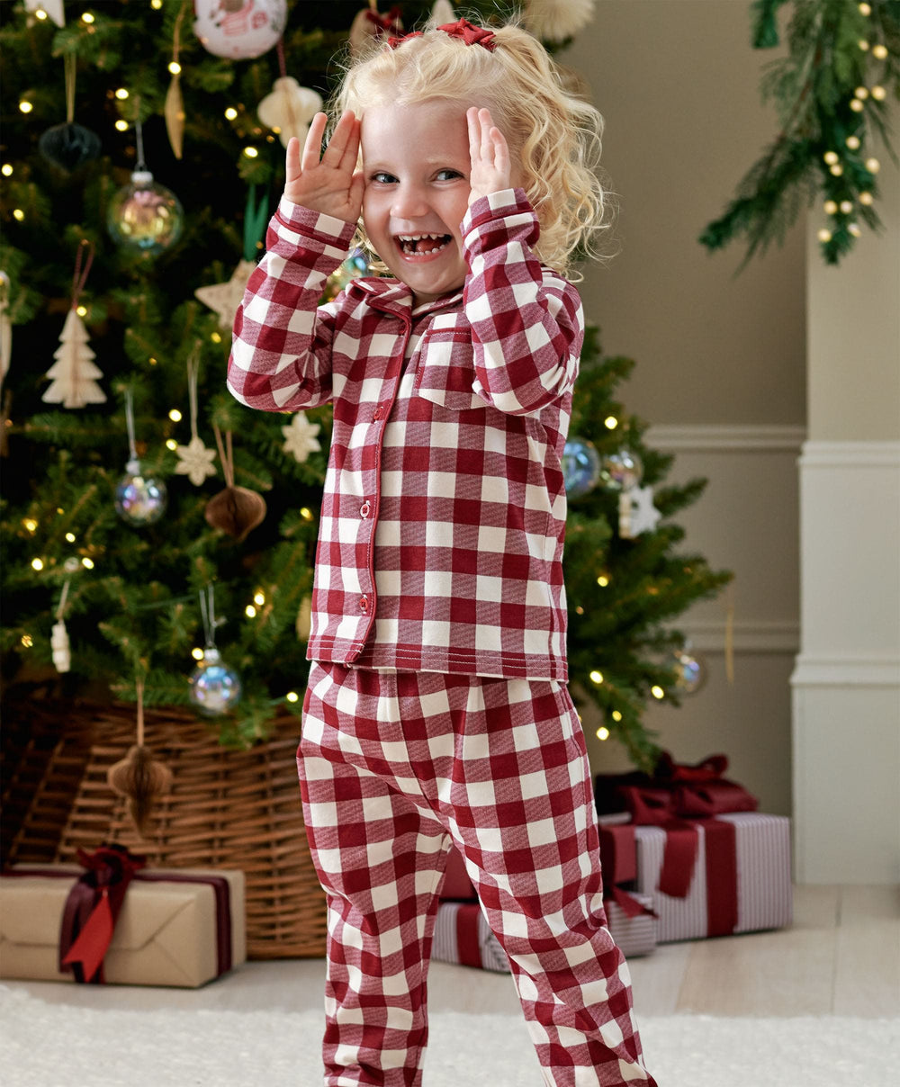 Large Gingham Check Pyjama Sets