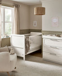 Walton 2 Piece Cotbed Set with Dresser Changer - White