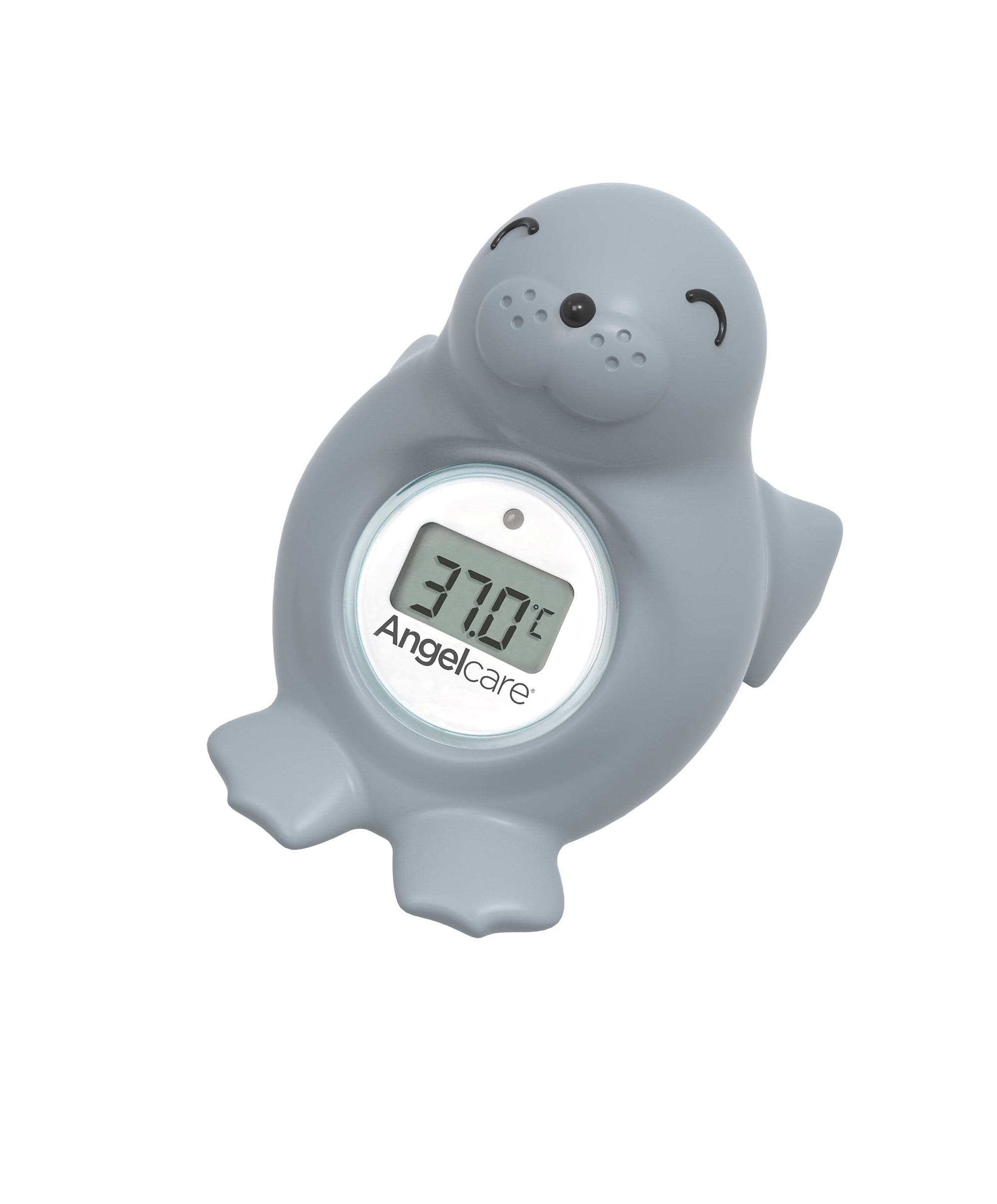 Angelcare Happy Seal Baby Bath & Room Thermometer - Grey