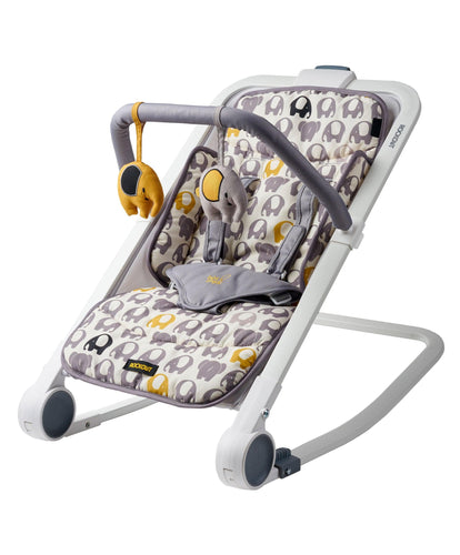 Bababing! Bouncers Bababing Rockout Baby Rocker - Ellie Elephant