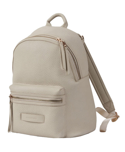 Bababing! Changing Bags Bababing Luca Vegan Leather Changing Backpack – Sand