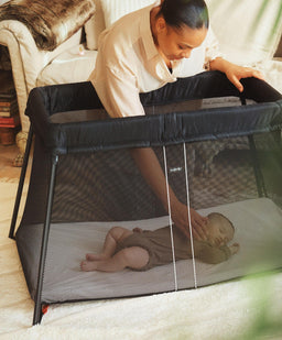 BabyBjorn Babaybjorn Travel Cot Light - Black