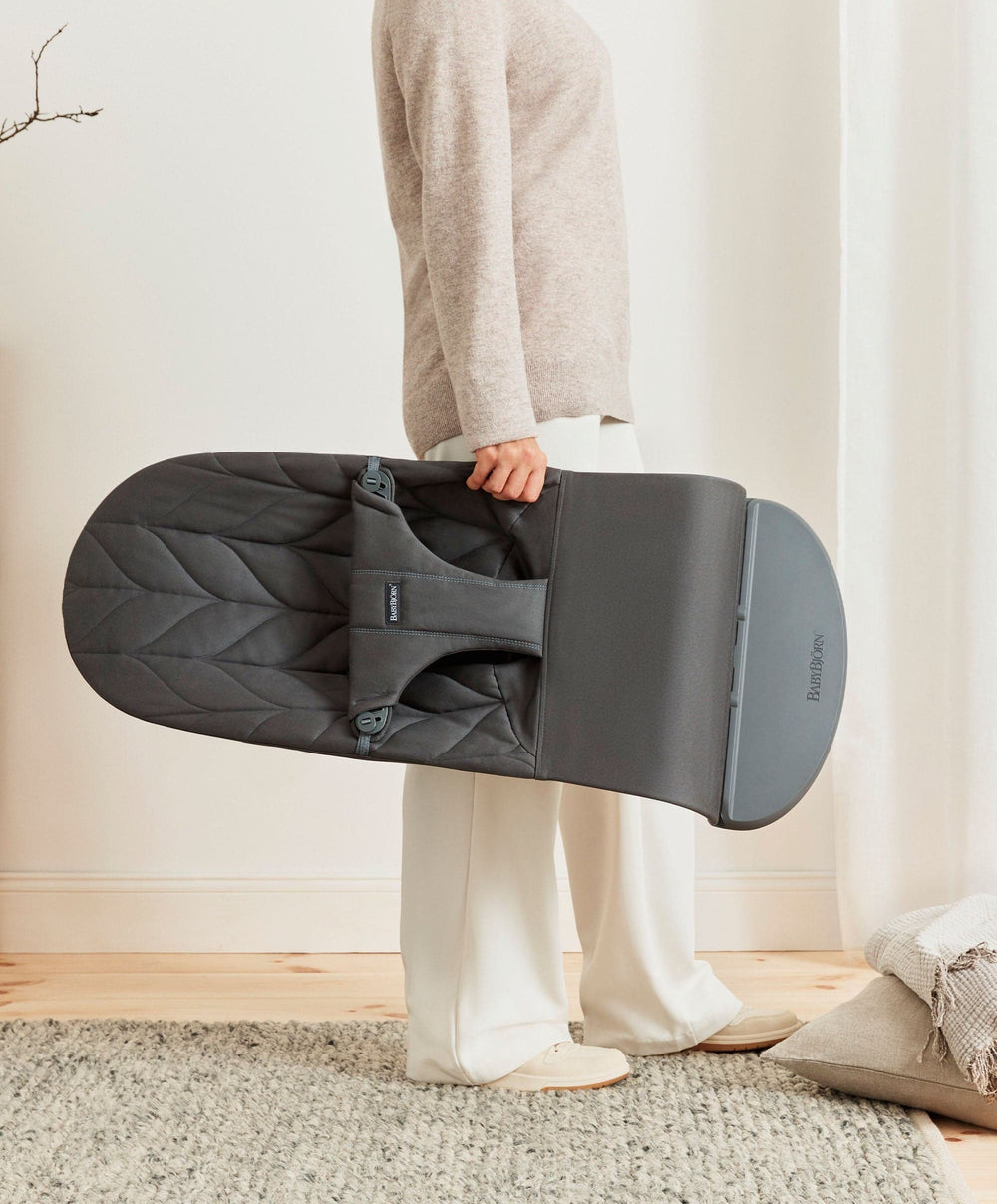 BabyBjorn Bouncers BabyBjörn Baby Bouncer Bliss Woven Petal Quilt - Anthracite