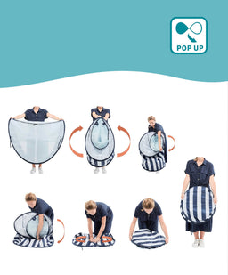 Babymoov Outdoor Play Babymoov Anti-UV Tent 50+ UPF Protection - Mariniere