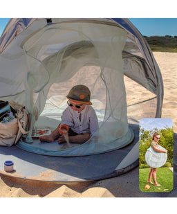 Babymoov Outdoor Play Babymoov Moov & Protect XL Anti UV Refreshing Tent - Green Lagoon